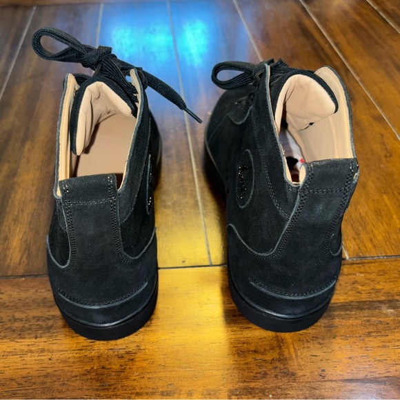 Louis Suede Black High-Top Sneaker - Picture 3 of 5